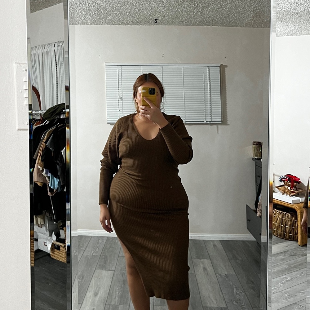 Good American midi dress